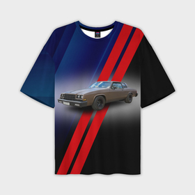 Мужская футболка oversize 3D с принтом Американский автомобиль 1980 года Buick LeSabre в Курске,  |  | 