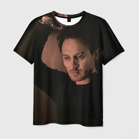 Мужская футболка 3D с принтом Джош Стюарт коллекционер в Екатеринбурге, 100% полиэфир | прямой крой, круглый вырез горловины, длина до линии бедер | 