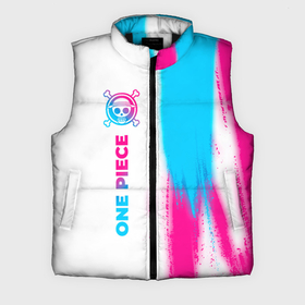 Мужской жилет утепленный 3D с принтом One Piece neon gradient style: по вертикали в Тюмени,  |  | 