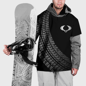 Накидка на куртку 3D с принтом SsangYong tire tracks в Курске, 100% полиэстер |  | Тематика изображения на принте: 