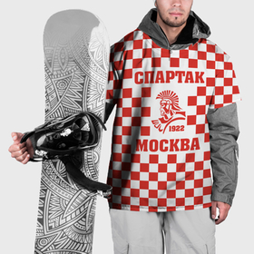 Накидка на куртку 3D с принтом FCSM   Спартак в Новосибирске, 100% полиэстер |  | 