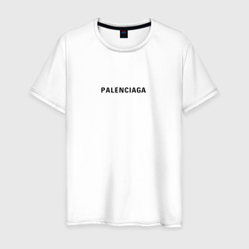 Мужская футболка хлопок с принтом Palenciaga new era , 100% хлопок | прямой крой, круглый вырез горловины, длина до линии бедер, слегка спущенное плечо. | 