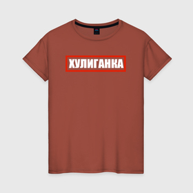 Женская футболка хлопок с принтом Профессиональная хулиганка в Екатеринбурге, 100% хлопок | прямой крой, круглый вырез горловины, длина до линии бедер, слегка спущенное плечо | 