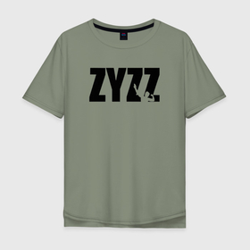 Мужская футболка хлопок Oversize с принтом Zyzz legend в Екатеринбурге, 100% хлопок | свободный крой, круглый ворот, “спинка” длиннее передней части | Тематика изображения на принте: 