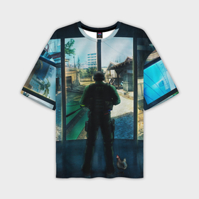 Мужская футболка oversize 3D с принтом Counter Strike 2 в Курске,  |  | 