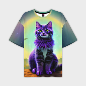 Мужская футболка oversize 3D с принтом Фамильяр ведьмы в Ухте,  |  | 