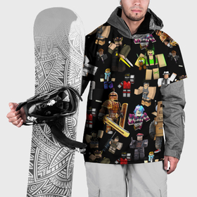 Накидка на куртку 3D с принтом Роблокс и его персонажи в Кировске, 100% полиэстер |  | Тематика изображения на принте: 