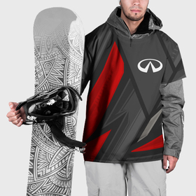 Накидка на куртку 3D с принтом Infiniti sports racing в Санкт-Петербурге, 100% полиэстер |  | Тематика изображения на принте: 