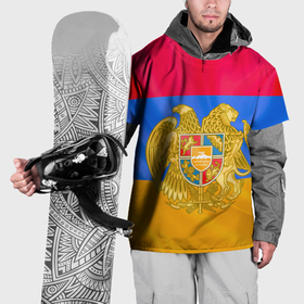 Накидка на куртку 3D с принтом Солнечная Армения в Новосибирске, 100% полиэстер |  | 