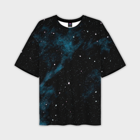 Мужская футболка oversize 3D с принтом Мрачная галактика в Санкт-Петербурге,  |  | 