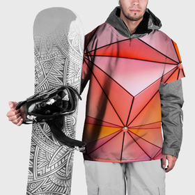 Накидка на куртку 3D с принтом Розовый обман зрения в Петрозаводске, 100% полиэстер |  | 