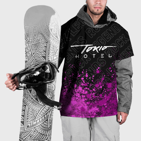 Накидка на куртку 3D с принтом Tokio Hotel rock legends: символ сверху в Тюмени, 100% полиэстер |  | Тематика изображения на принте: 
