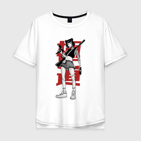 Мужская футболка хлопок Oversize с принтом Якудза Крайний путь в Тюмени, 100% хлопок | свободный крой, круглый ворот, “спинка” длиннее передней части | 