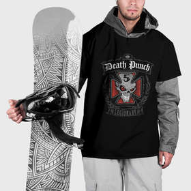 Накидка на куртку 3D с принтом Five Finger Death Punch legionary в Санкт-Петербурге, 100% полиэстер |  | Тематика изображения на принте: 