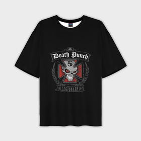 Мужская футболка oversize 3D с принтом Five Finger Death Punch legionary в Санкт-Петербурге,  |  | Тематика изображения на принте: 