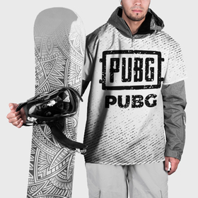 Накидка на куртку 3D с принтом PUBG с потертостями на светлом фоне в городе Новоалтайск, 100% полиэстер |  | 