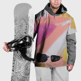 Накидка на куртку 3D с принтом Масляные краски в Курске, 100% полиэстер |  | 