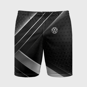 Мужские шорты спортивные с принтом Volkswagen sign ,  |  | 