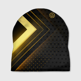 Шапка 3D с принтом Volkswagen sign в Белгороде, 100% полиэстер | универсальный размер, печать по всей поверхности изделия | 