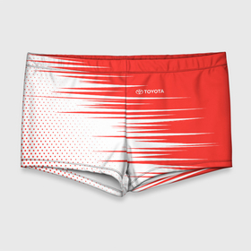 Мужские купальные плавки 3D с принтом Toyota sign в Ухте, Полиэстер 85%, Спандекс 15% |  | 