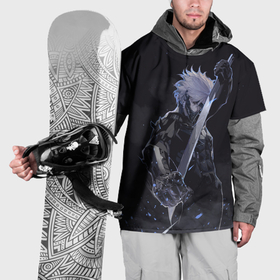 Накидка на куртку 3D с принтом Metal Gear Rising   В дыму , 100% полиэстер |  | Тематика изображения на принте: 