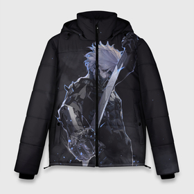 Мужская зимняя куртка 3D с принтом Metal Gear Rising   В дыму , верх — 100% полиэстер; подкладка — 100% полиэстер; утеплитель — 100% полиэстер | длина ниже бедра, свободный силуэт Оверсайз. Есть воротник-стойка, отстегивающийся капюшон и ветрозащитная планка. 

Боковые карманы с листочкой на кнопках и внутренний карман на молнии. | Тематика изображения на принте: 