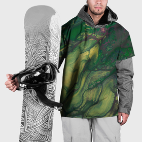 Накидка на куртку 3D с принтом Кислотные корни , 100% полиэстер |  | 