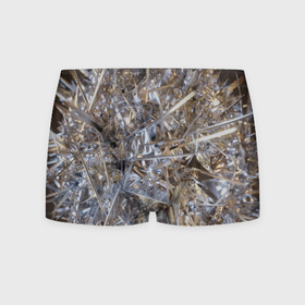Мужские трусы 3D с принтом Острые стёкла и иглы в Курске, 50% хлопок, 50% полиэстер | классическая посадка, на поясе мягкая тканевая резинка | Тематика изображения на принте: 