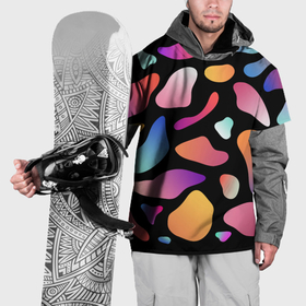 Накидка на куртку 3D с принтом Fashionable colorful pattern в Екатеринбурге, 100% полиэстер |  | 