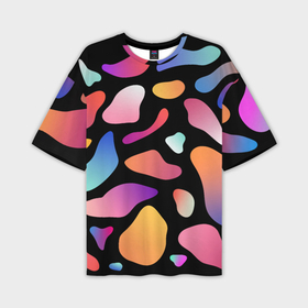 Мужская футболка oversize 3D с принтом Fashionable colorful pattern ,  |  | 