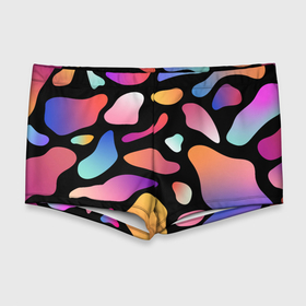 Мужские купальные плавки 3D с принтом Fashionable colorful pattern в Екатеринбурге, Полиэстер 85%, Спандекс 15% |  | 