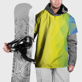Накидка на куртку 3D с принтом Многоцветная полигональная абстракция , 100% полиэстер |  | 