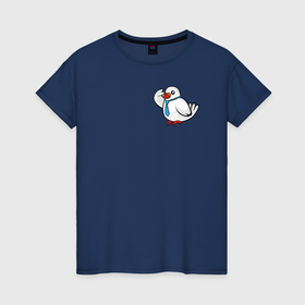 Женская футболка хлопок с принтом голубь отдаёт приветствие в Белгороде, 100% хлопок | прямой крой, круглый вырез горловины, длина до линии бедер, слегка спущенное плечо | 