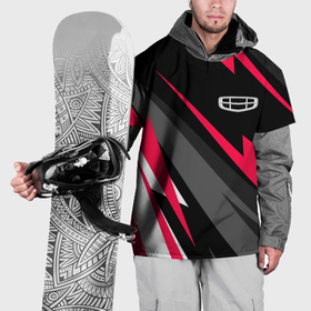 Накидка на куртку 3D с принтом Geely fast lines в Кировске, 100% полиэстер |  | Тематика изображения на принте: 