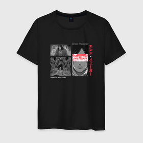Мужская футболка хлопок с принтом Эрен Йегер: Атака титанов в Екатеринбурге, 100% хлопок | прямой крой, круглый вырез горловины, длина до линии бедер, слегка спущенное плечо. | 