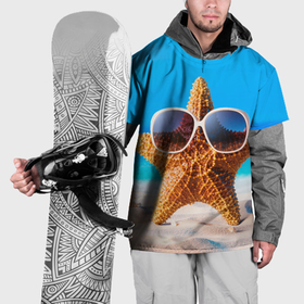 Накидка на куртку 3D с принтом Морская звезда , 100% полиэстер |  | 