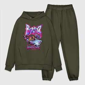 Мужской костюм oversize хлопок с принтом Bratz world tour 2001 в Рязани,  |  | 