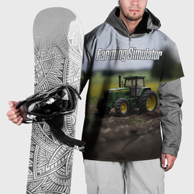 Накидка на куртку 3D с принтом Farming Simulator   Игрушечный зеленый в Петрозаводске, 100% полиэстер |  | Тематика изображения на принте: 