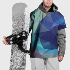 Накидка на куртку 3D с принтом Многоцветная геометрическая абстракция , 100% полиэстер |  | 