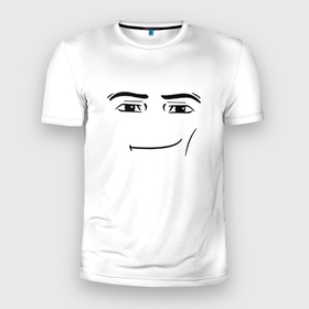 Мужская футболка 3D Slim с принтом Одежда Man Face Roblox в Санкт-Петербурге, 100% полиэстер с улучшенными характеристиками | приталенный силуэт, круглая горловина, широкие плечи, сужается к линии бедра | Тематика изображения на принте: 