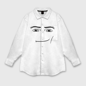 Мужская рубашка oversize 3D с принтом Одежда Man Face Roblox в Тюмени,  |  | 