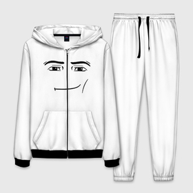 Мужской костюм 3D с принтом Одежда Man Face Roblox в Кировске, 100% полиэстер | Манжеты и пояс оформлены тканевой резинкой, двухслойный капюшон со шнурком для регулировки, карманы спереди | 