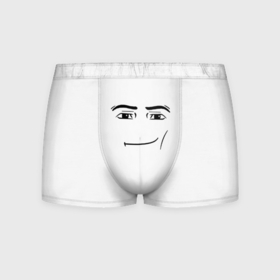 Мужские трусы 3D с принтом Одежда Man Face Roblox в Новосибирске, 50% хлопок, 50% полиэстер | классическая посадка, на поясе мягкая тканевая резинка | 
