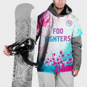Накидка на куртку 3D с принтом Foo Fighters neon gradient style: символ сверху в Тюмени, 100% полиэстер |  | Тематика изображения на принте: 