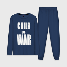 Мужская пижама с лонгсливом хлопок с принтом Child of war в Тюмени,  |  | 