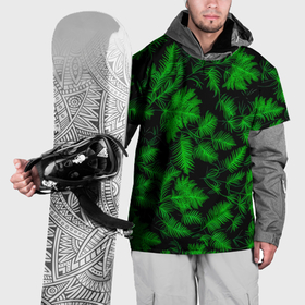 Накидка на куртку 3D с принтом Папоротник листья в Белгороде, 100% полиэстер |  | Тематика изображения на принте: 