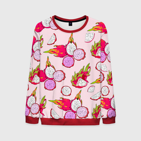 Мужской свитшот 3D Питахайя: в Ухте, 100% полиэстер с мягким внутренним слоем | круглый вырез горловины, мягкая резинка на манжетах и поясе, свободная посадка по фигуре |