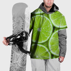 Накидка на куртку 3D с принтом С лаймом в Курске, 100% полиэстер |  | Тематика изображения на принте: 