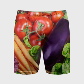 Мужские шорты спортивные с принтом Свежие овощи в Белгороде,  |  | 