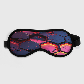 Маска для сна 3D с принтом Розовые наносоты в Ухте, внешний слой — 100% полиэфир, внутренний слой — 100% хлопок, между ними — поролон |  | 